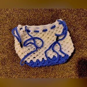 Cinch crochet bag